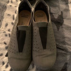 Clark’s flats women’s size 7 shoe grey